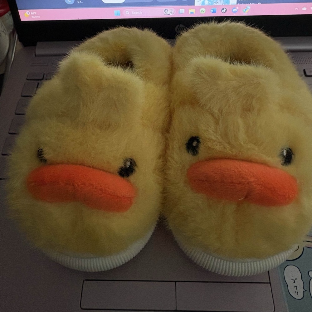CHILDREN DUCK SLIPPERS